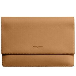 New Von Holzhausen MacBook Portfolio 16" vegan Leather Cover Caramel Brown Apple